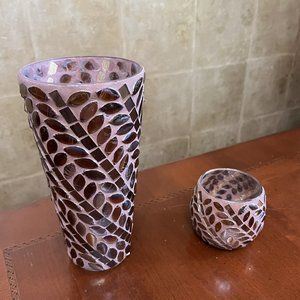 Vase and Candleholder